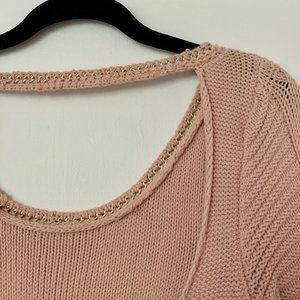 BEAUTIFUL Knit Sweater Dress with Low Back (XS/S)